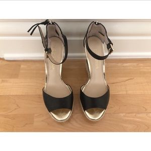 Enzo Angioni wedge platform heel with strap - SZ 6